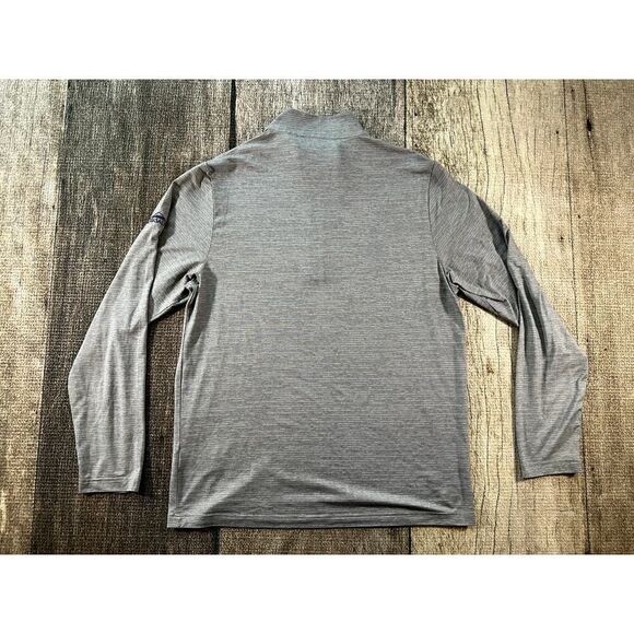 Travis Mathew The Heater Quarter Zip Mens L Grey Pullover Golf Performance - Picture 6 of 9